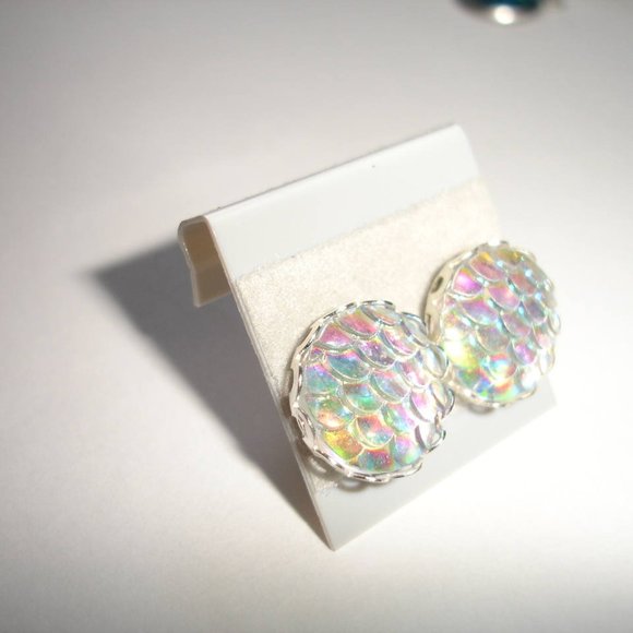 Mermaid Scale earrings Mermaid Scale Mermaid Scale - Picture 9 of 10